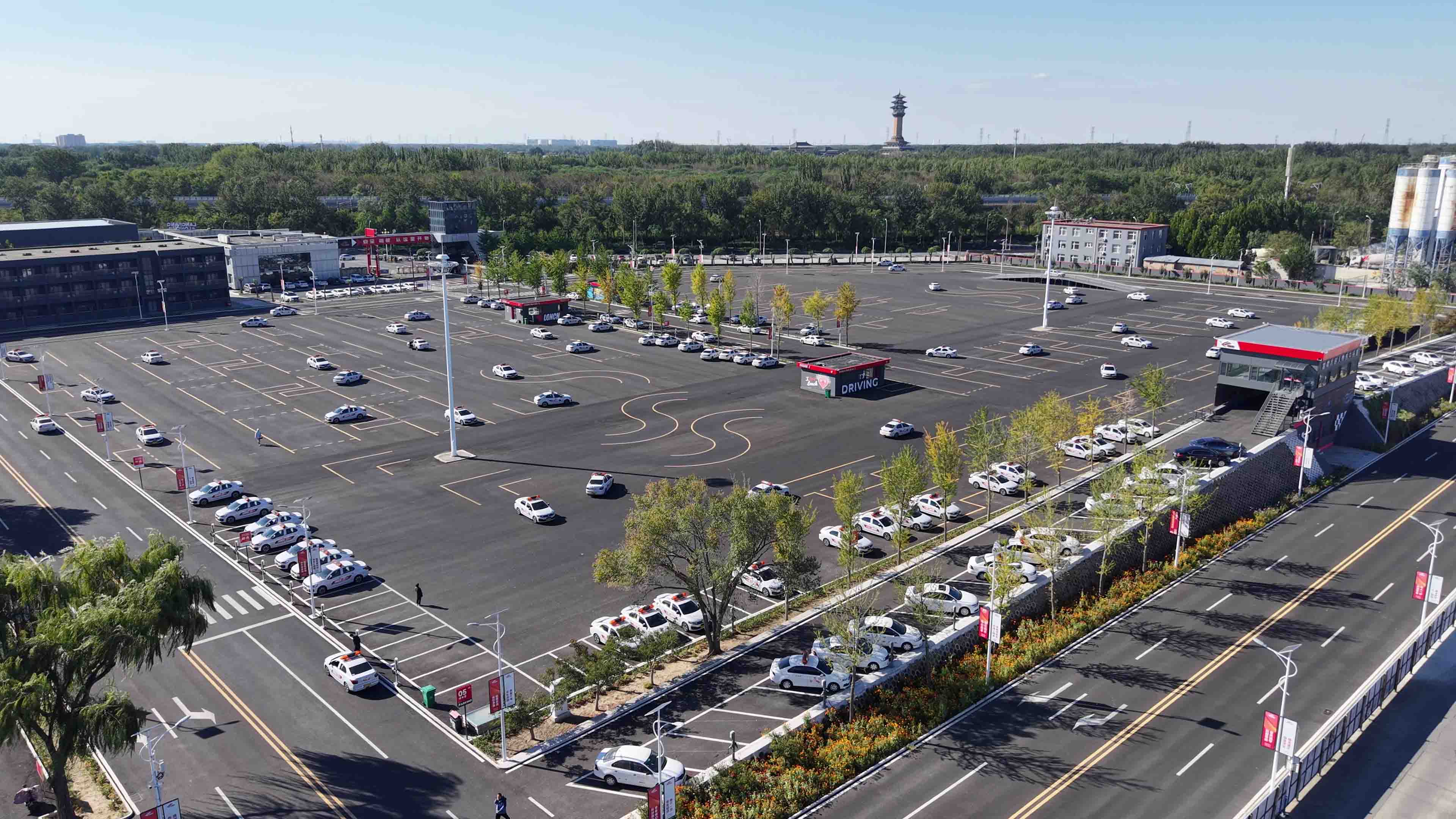 智慧教学训练场全景